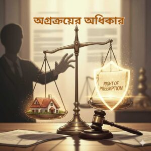 অগ্রক্রয়ের অধিকার বা প্রিয়েমশন (Pre-emption) 00